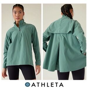 ♥️SALE♥️NWTS-$160 ATHLETA Advantage Poplin Top L Lightweight Jacket Shirt NICE!